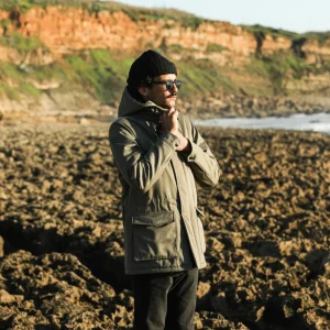 Parka Classique Imperméable Khaki