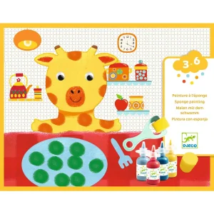 peinture a l'eponge les aventures des doudous- Djeco