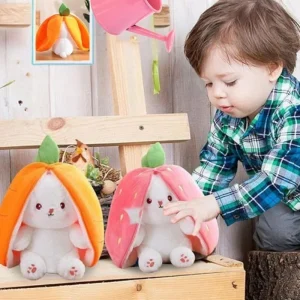 Peluche Lapin |Ensemble de 2  LOVE*BUNNY🍓🐰🥕