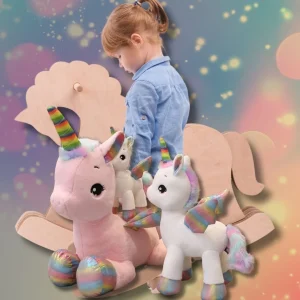 Peluche licorne  Petite, Moyenne ou Grande🦄🌈