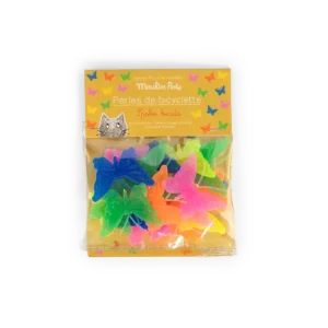Perles papillons pour rayons de vélo - Moulin Roty