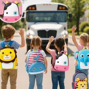 Sac à dos Maternelle |Petit sac design animale 3D:  1 à 6 ans🎒