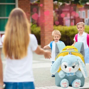 SAC À DOS MATERNELLE|  Cartable Mignon Lapin (3-6ans)🎒