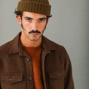 Surchemise Laine Lambswool Rouille - New Fit