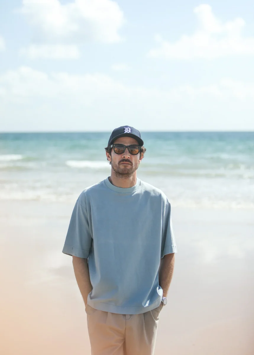 Tee-Shirt Oversized Acid Wash Light Blue – Image 9