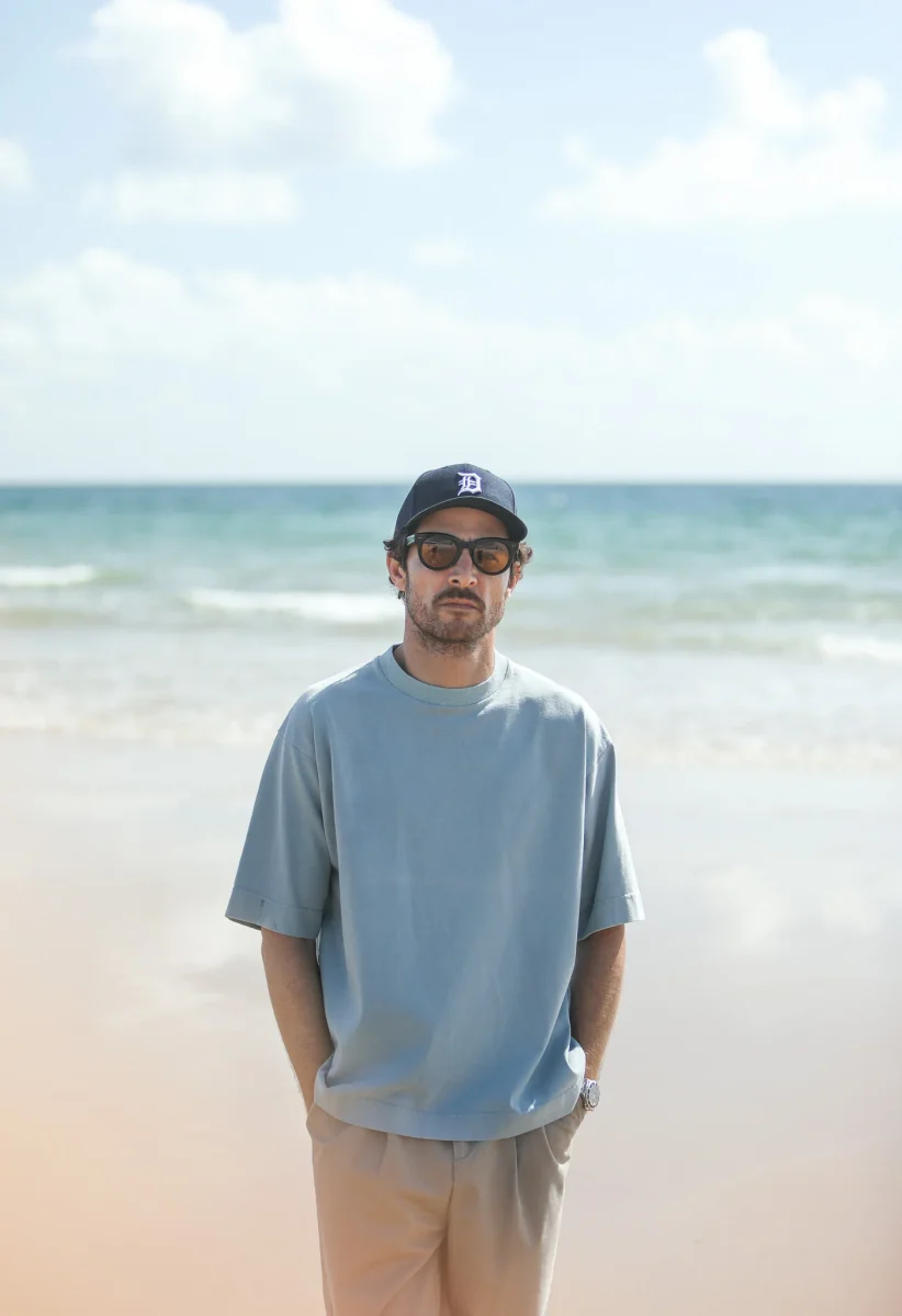 Tee-Shirt Oversized Acid Wash Light Blue – Image 4