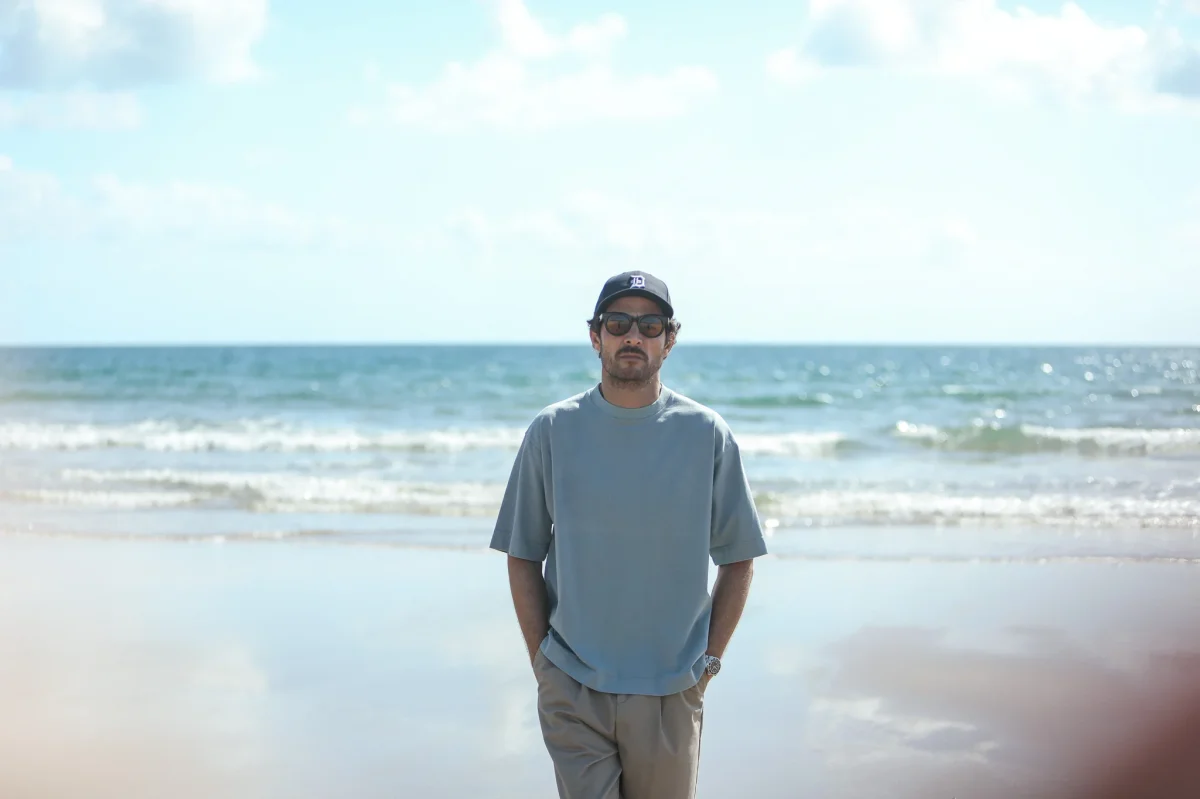 Tee-Shirt Oversized Acid Wash Light Blue – Image 3