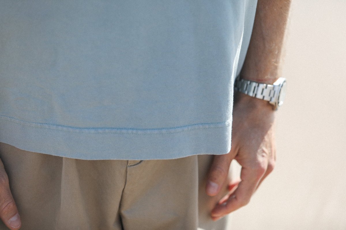 Tee-Shirt Oversized Acid Wash Light Blue – Image 6