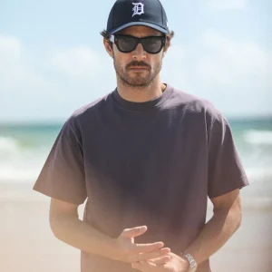 Tee-Shirt Comfort Acid Wash Violet