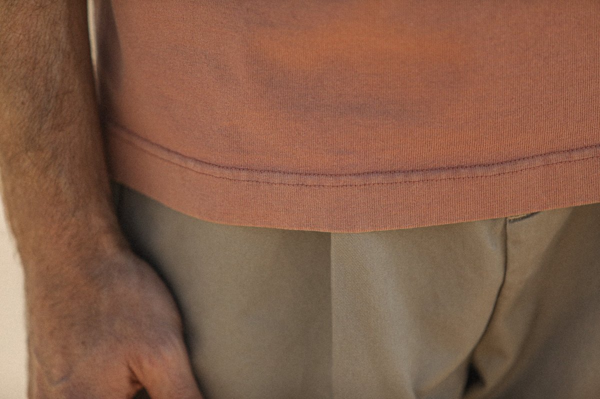 Tee-Shirt Comfort Acid Wash Rose Dust – Image 6