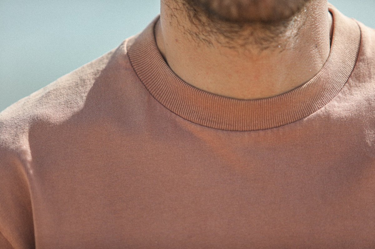 Tee-Shirt Comfort Acid Wash Rose Dust – Image 8