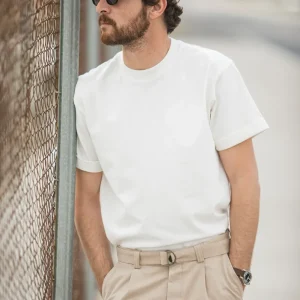 T-shirt Confort Crème