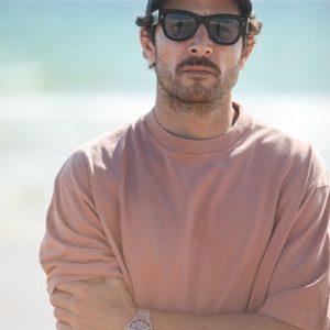 Tee-Shirt Oversized Acid Wash Rose Dust