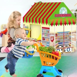 Tente enfant | Le petit village👨🏻‍🚒👮🏻🧑🏼‍🚀